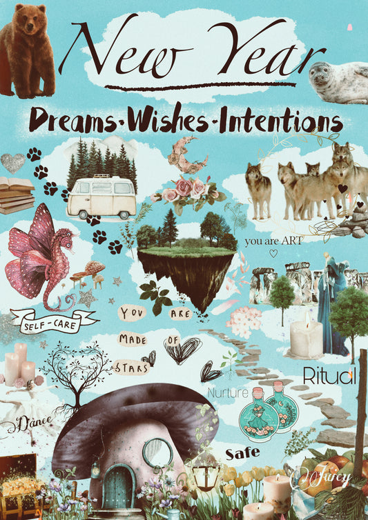 Day 34. Ascending to Imbolc. New Year dreams, wishes and intentions