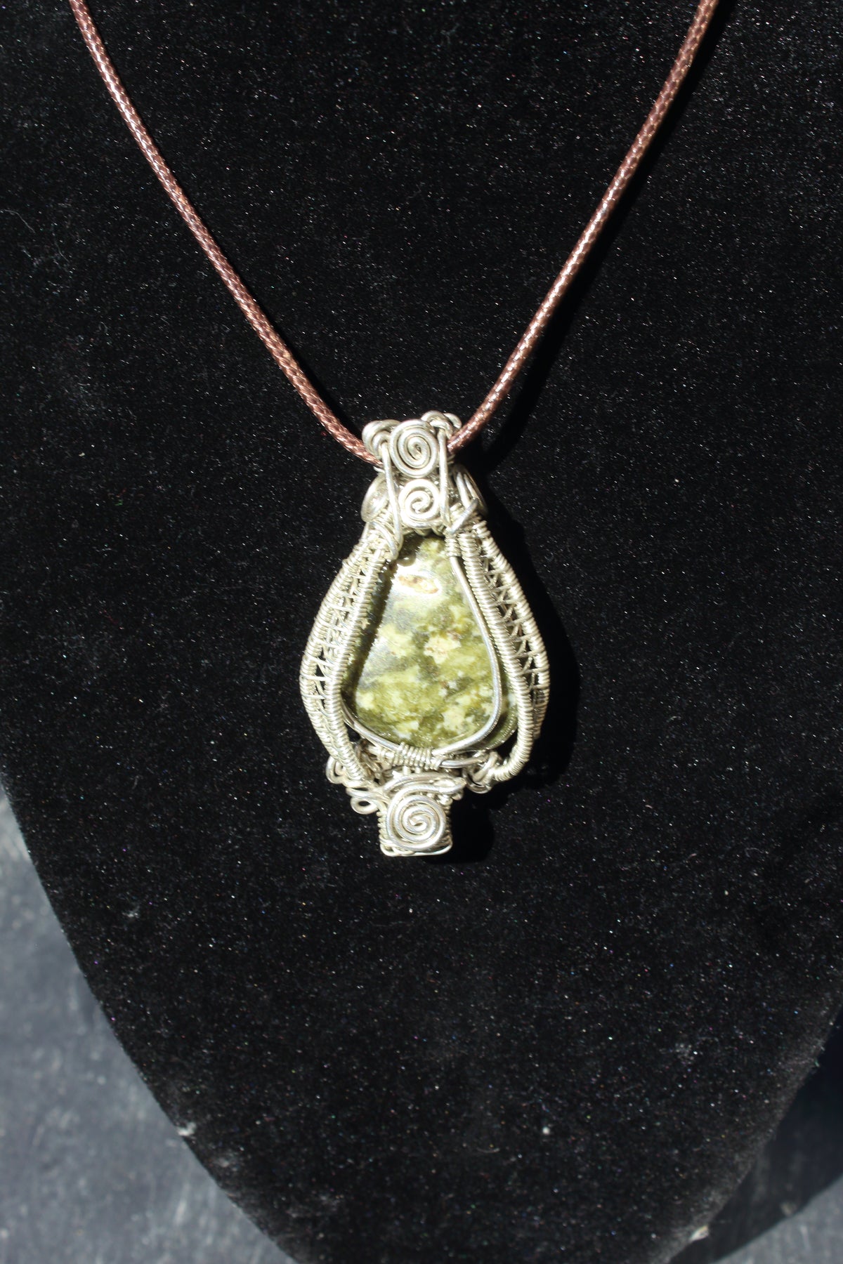 Dragons Blood Jasper 4 way 925 silver pendant