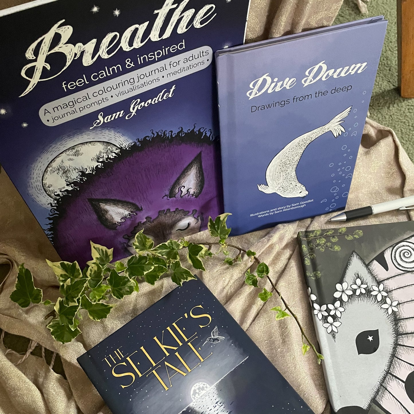 Winged Wolf Book Bundle (with journal options)