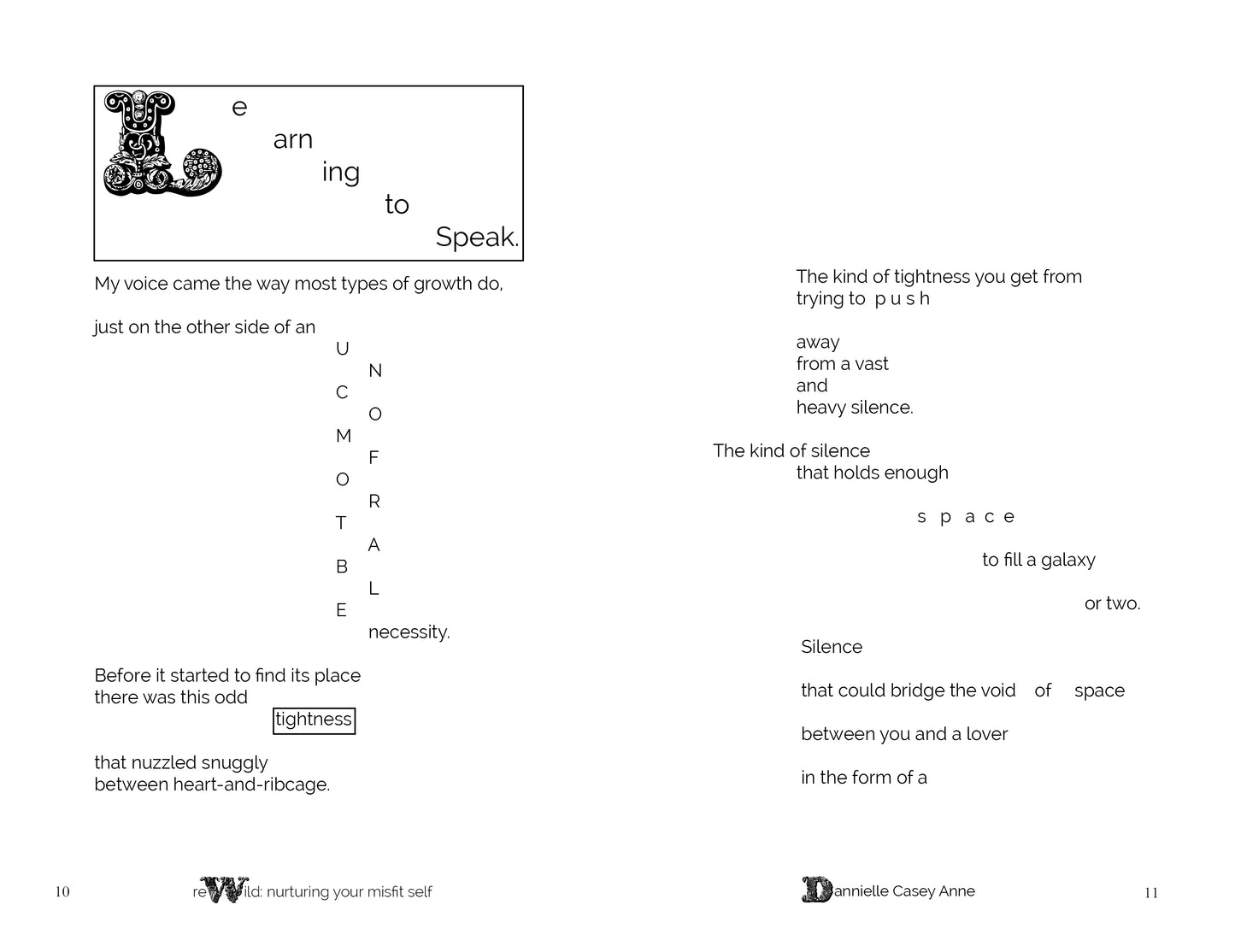 Rewild: A little book of poems to nurture your misfit self - hardback