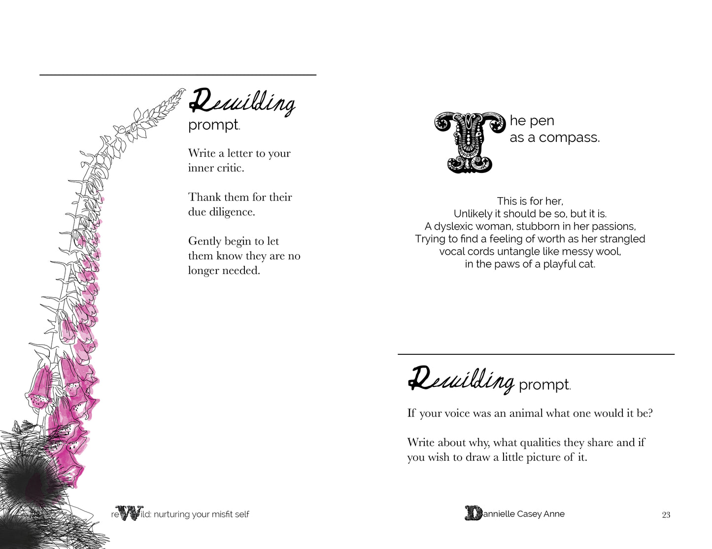 Rewild: A little book of poems to nurture your misfit self - hardback