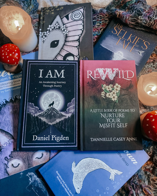 I AM and REWILD poetry gift bundle