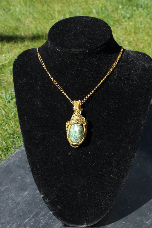 Variscite Egg Pendant
