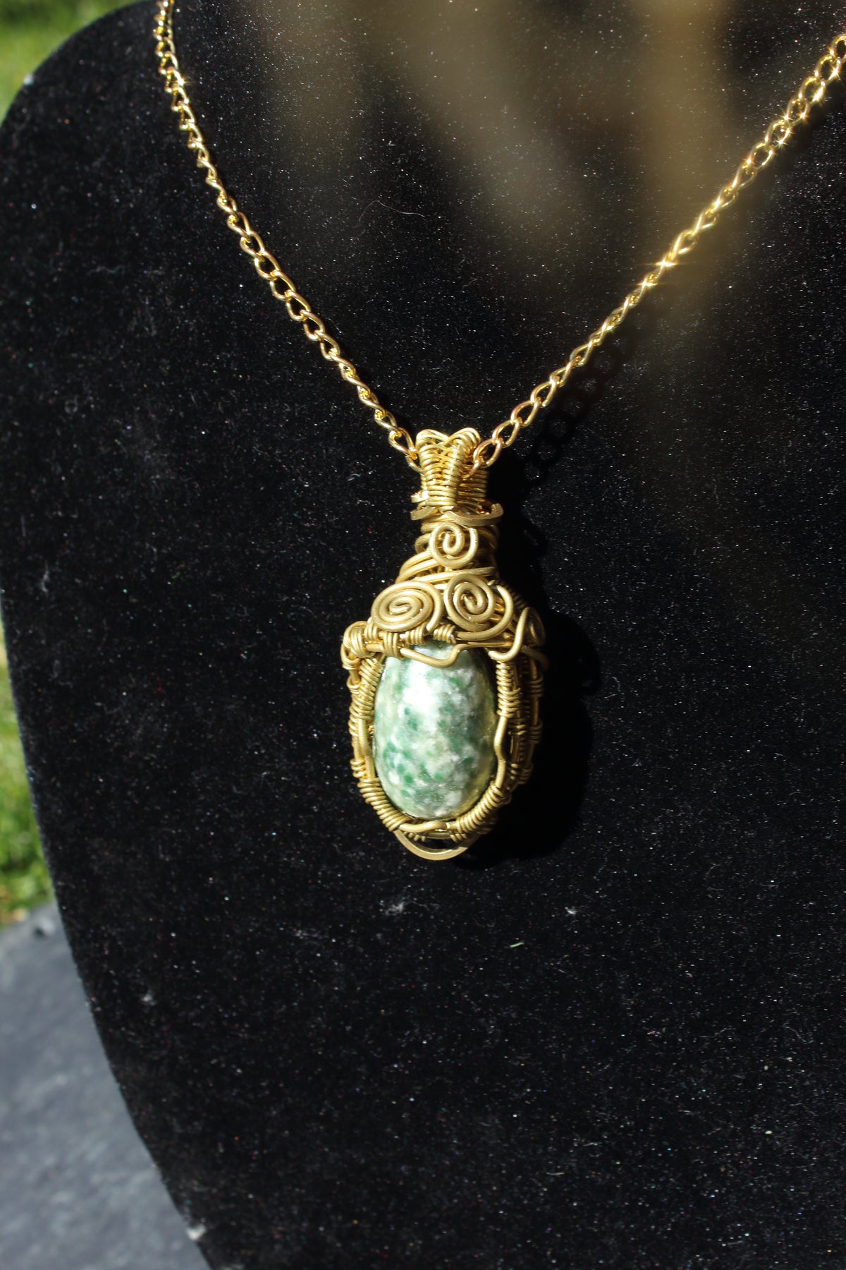 Variscite Egg Pendant
