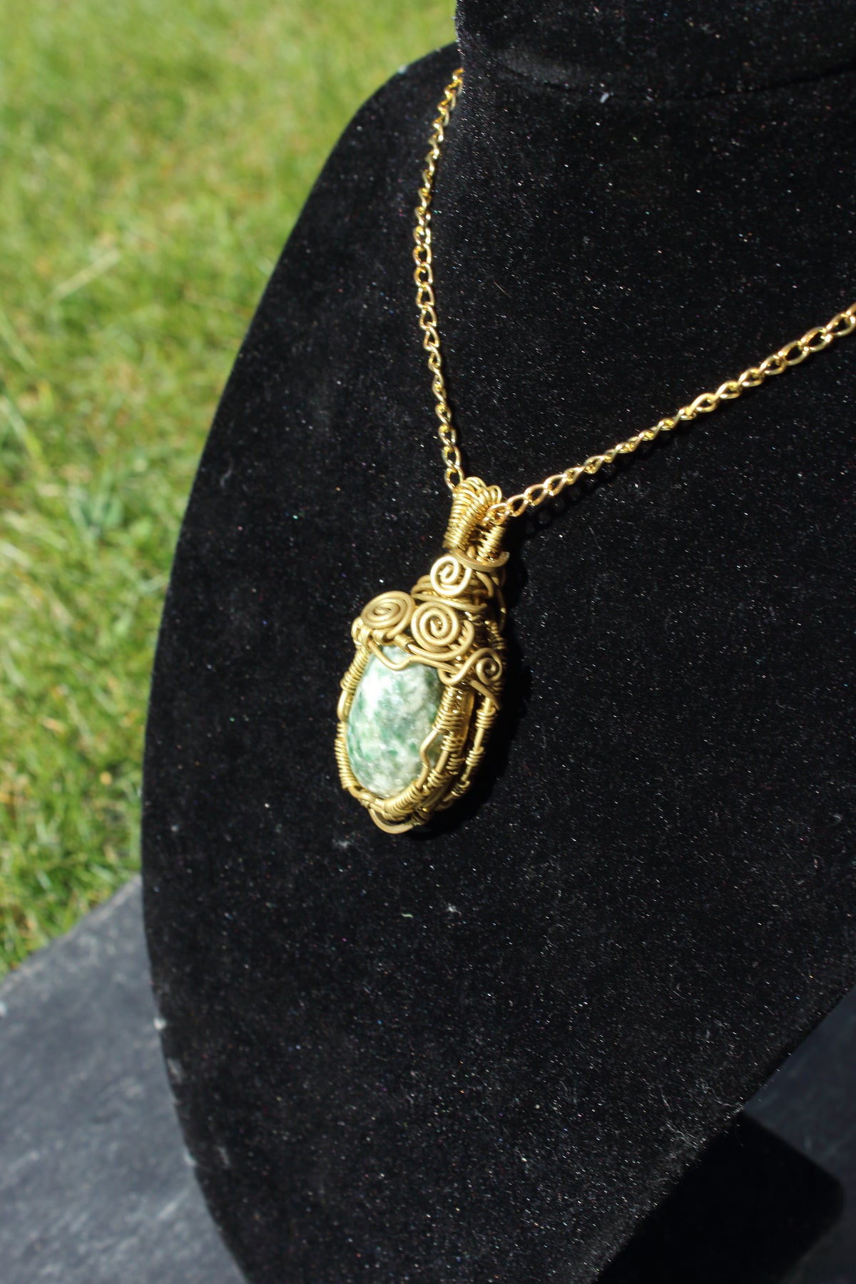 Variscite Egg Pendant