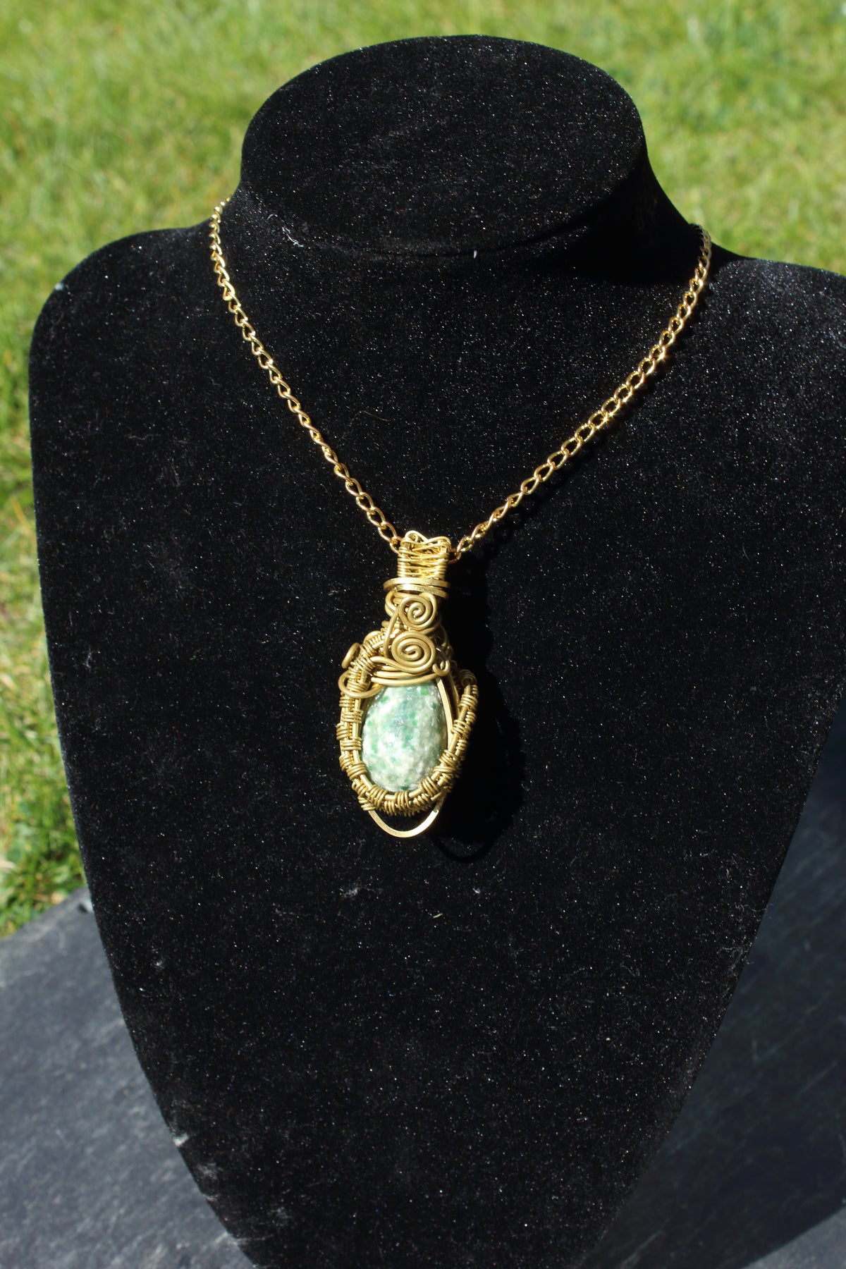 Variscite Egg Pendant