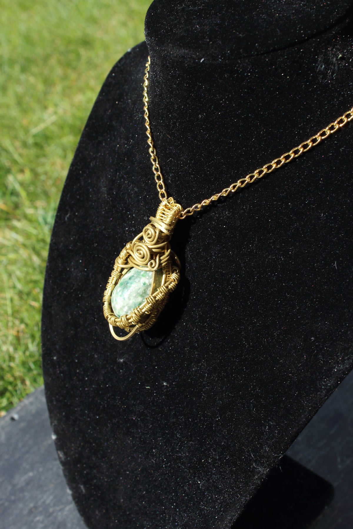 Variscite Egg Pendant