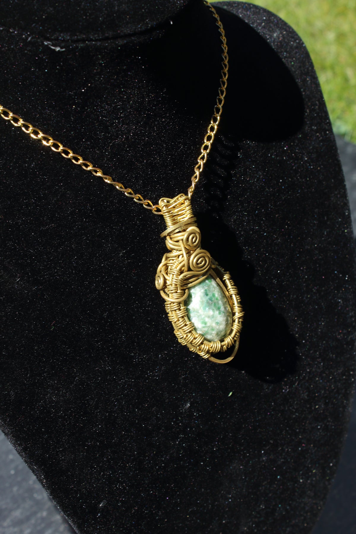 Variscite Egg Pendant
