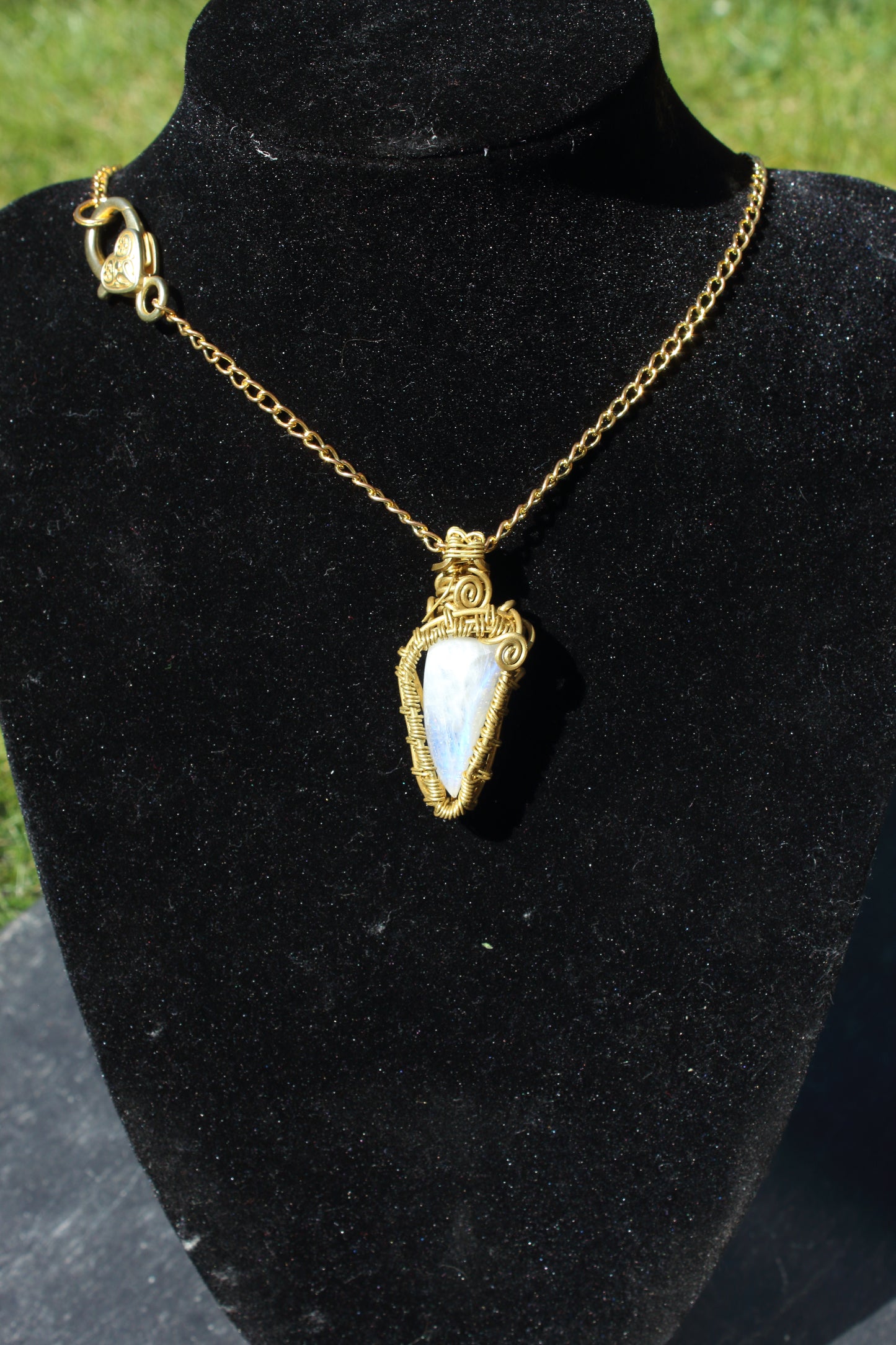 Moonstone Shard pendant