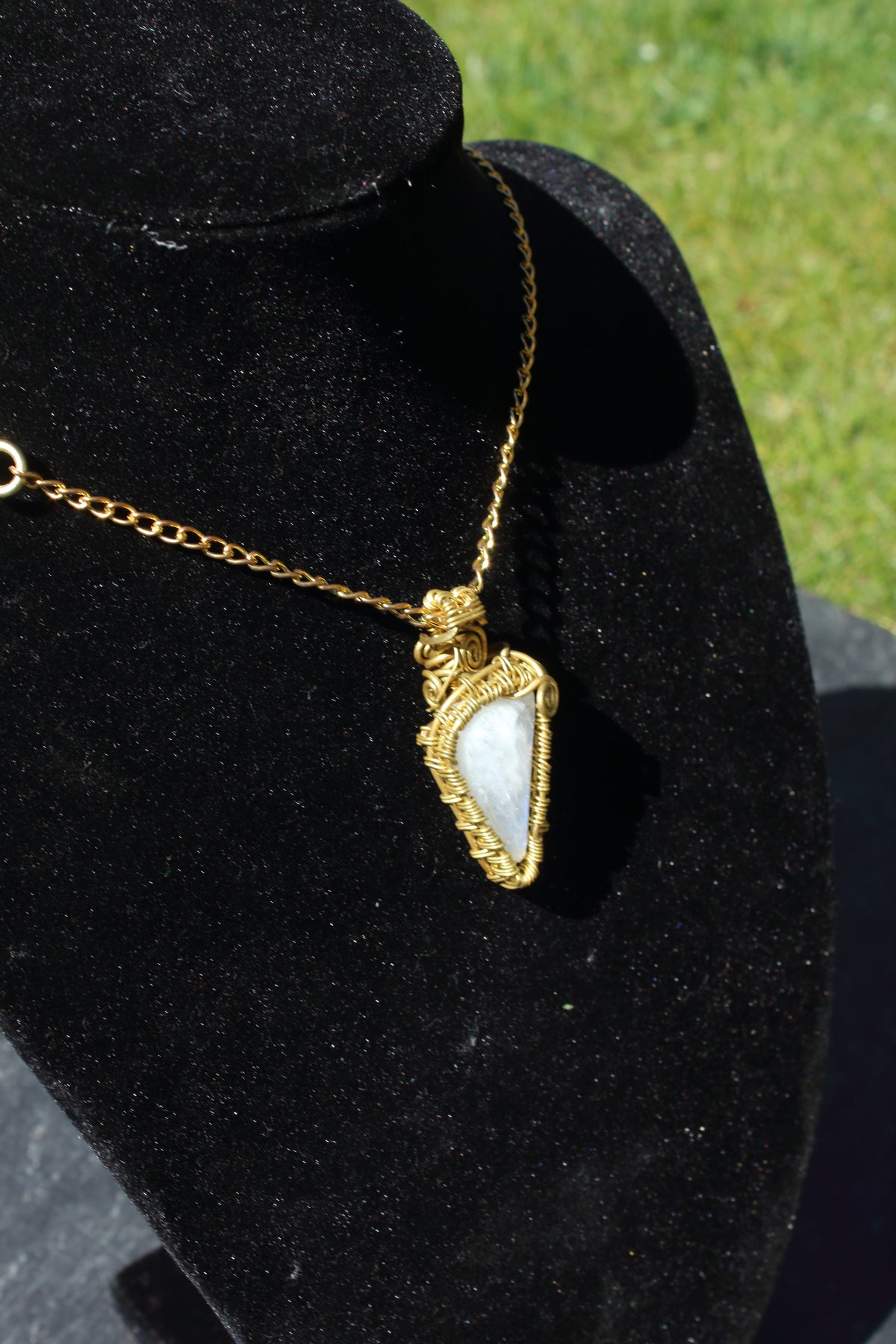 Moonstone Shard pendant