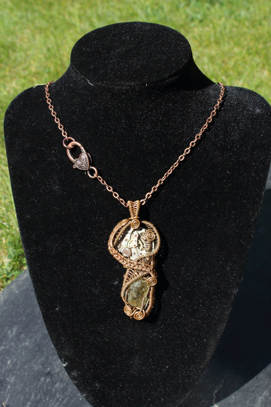 Tektite Space and Time Pendant