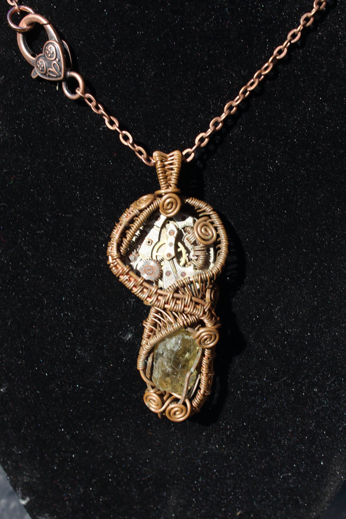 Tektite Space and Time Pendant