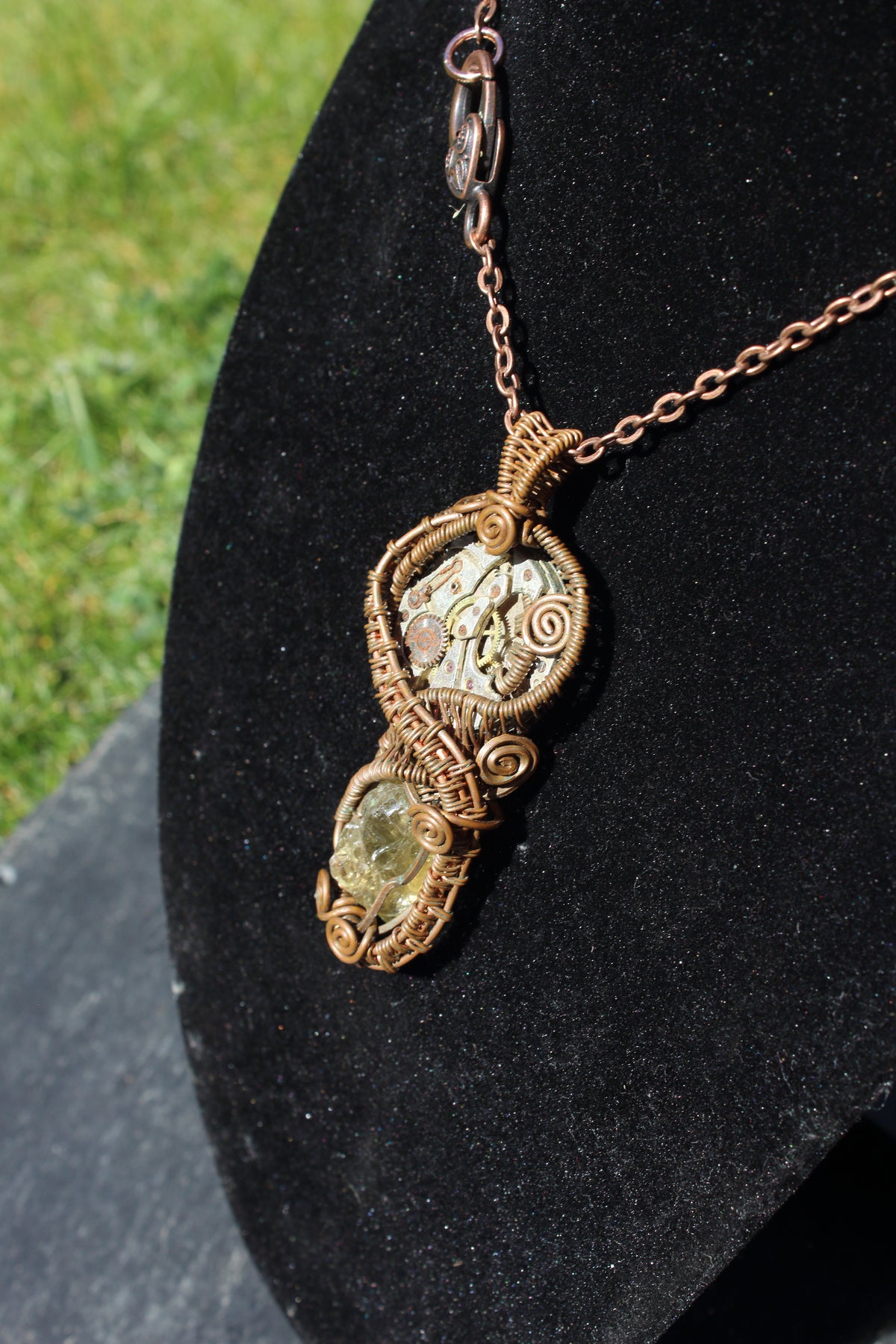 Tektite Space and Time Pendant
