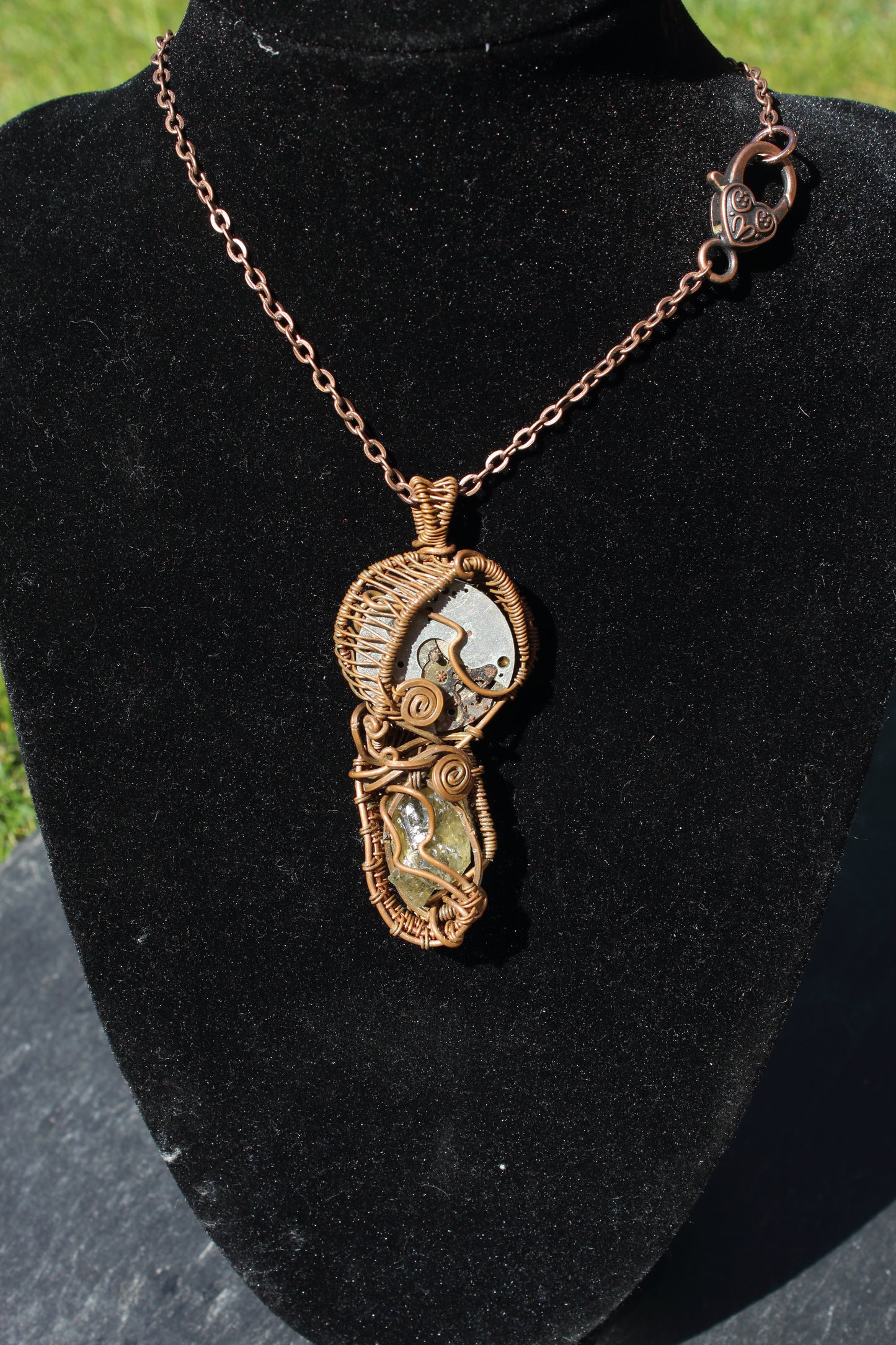 Tektite Space and Time Pendant