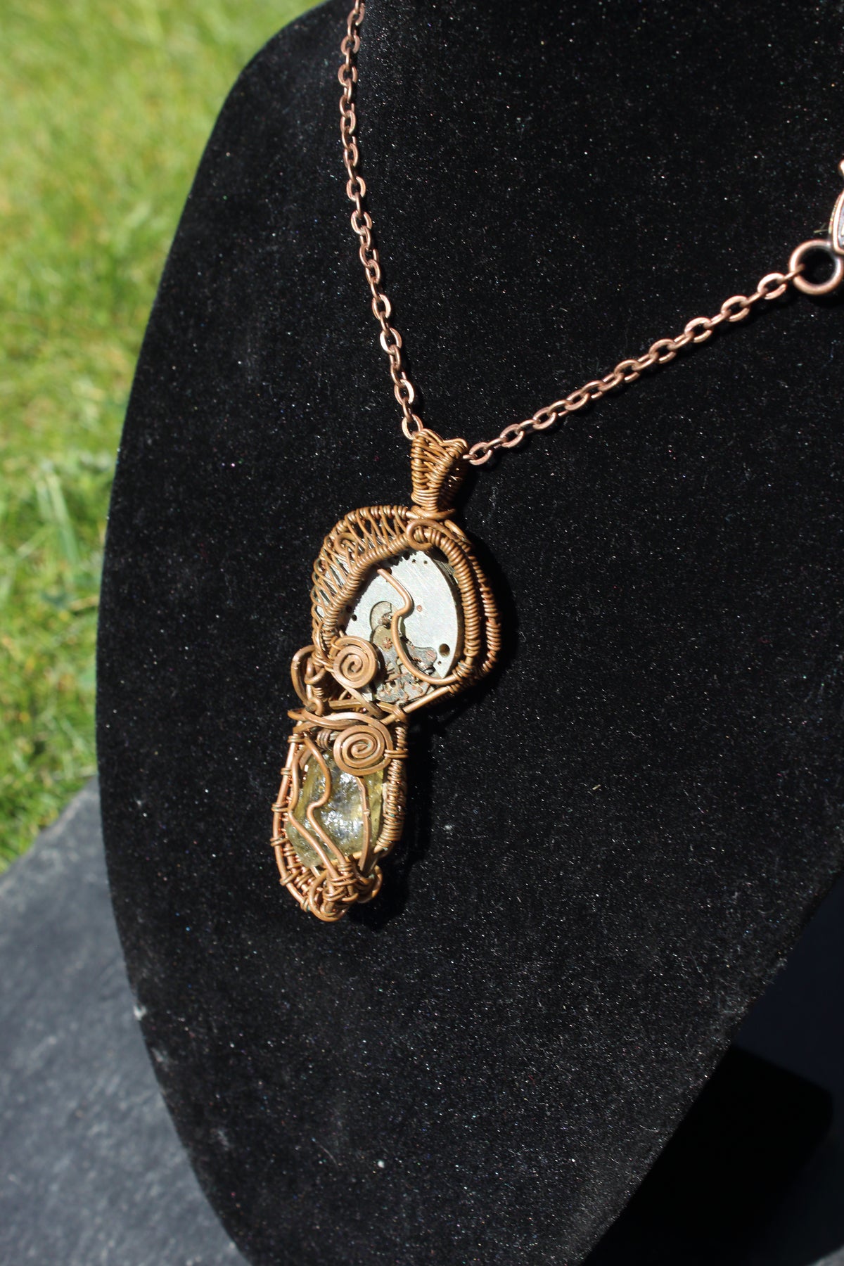 Tektite Space and Time Pendant