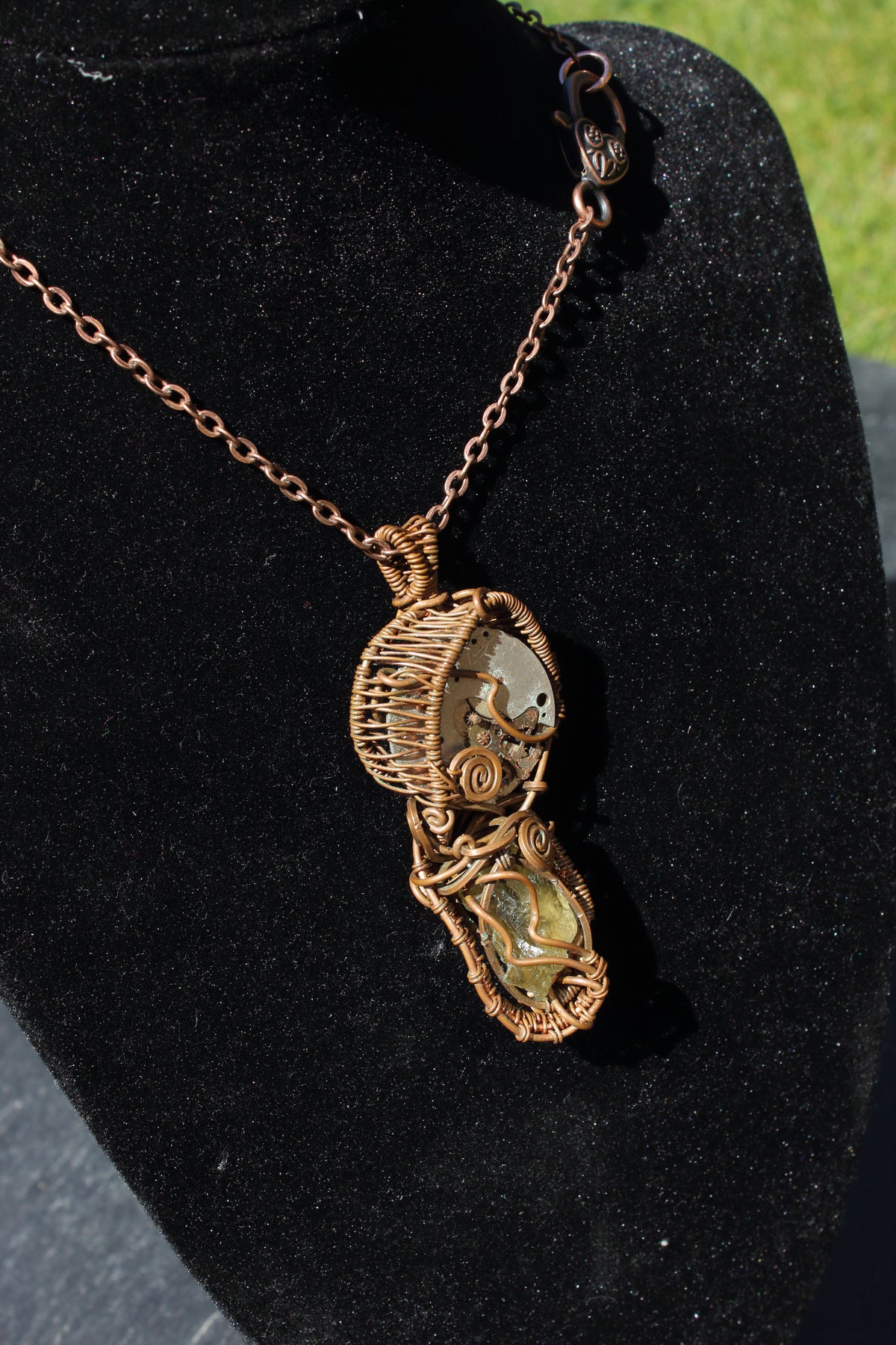 Tektite Space and Time Pendant
