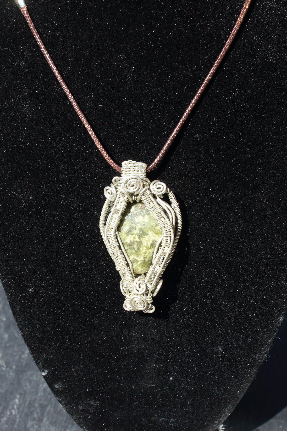 Dragons Blood Jasper 4 way 925 silver pendant