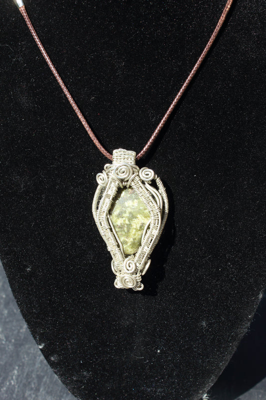 Dragons Blood Jasper 4 way 925 silver pendant