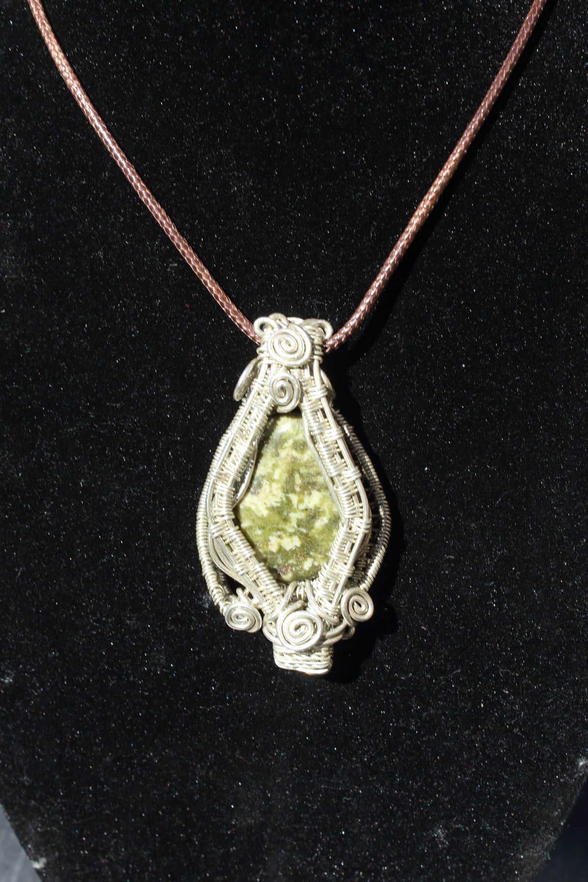 Dragons Blood Jasper 4 way 925 silver pendant