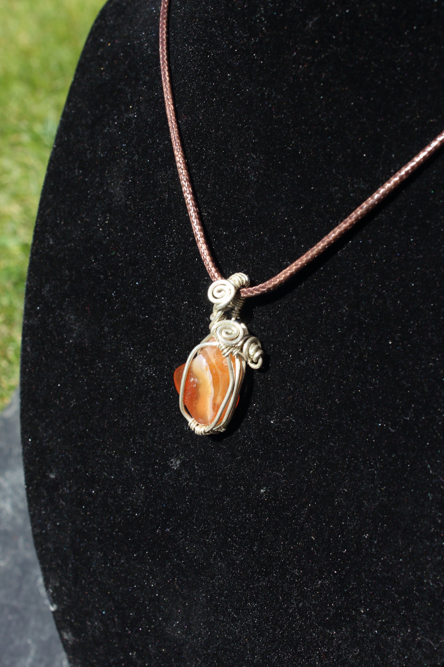 Carnelian 925 Silver Pendant