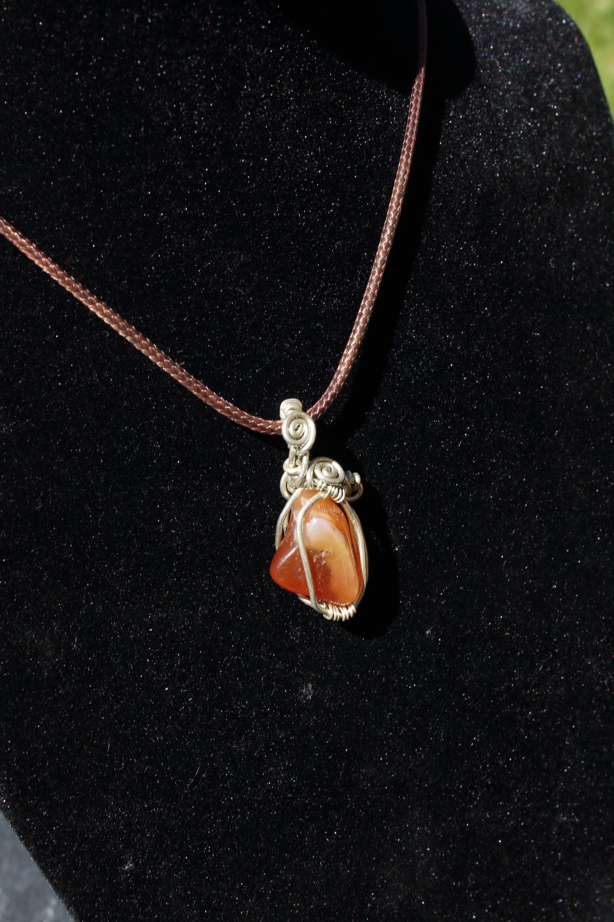 Carnelian 925 Silver Pendant