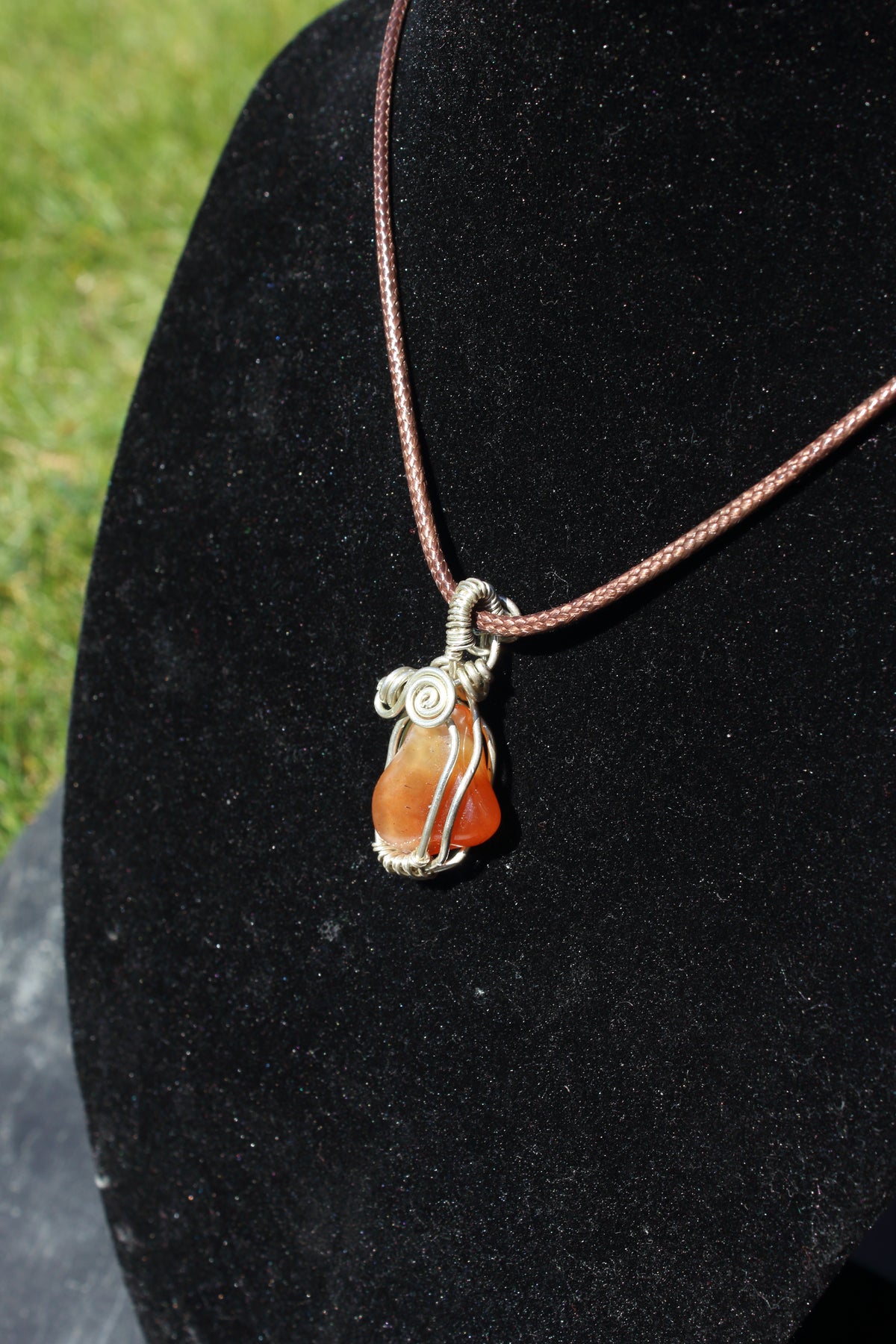 Carnelian 925 Silver Pendant