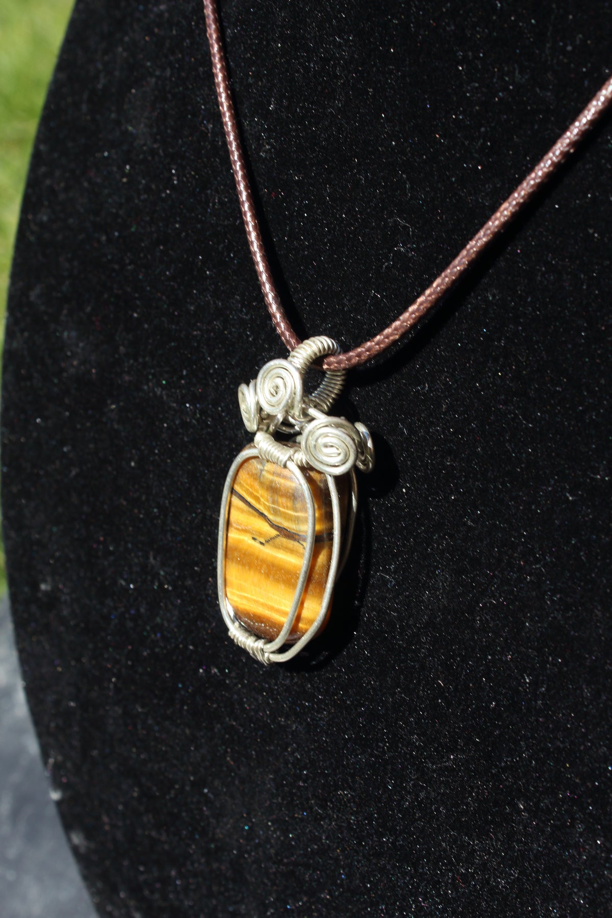 Tigers Eye Silver 925 Pendant