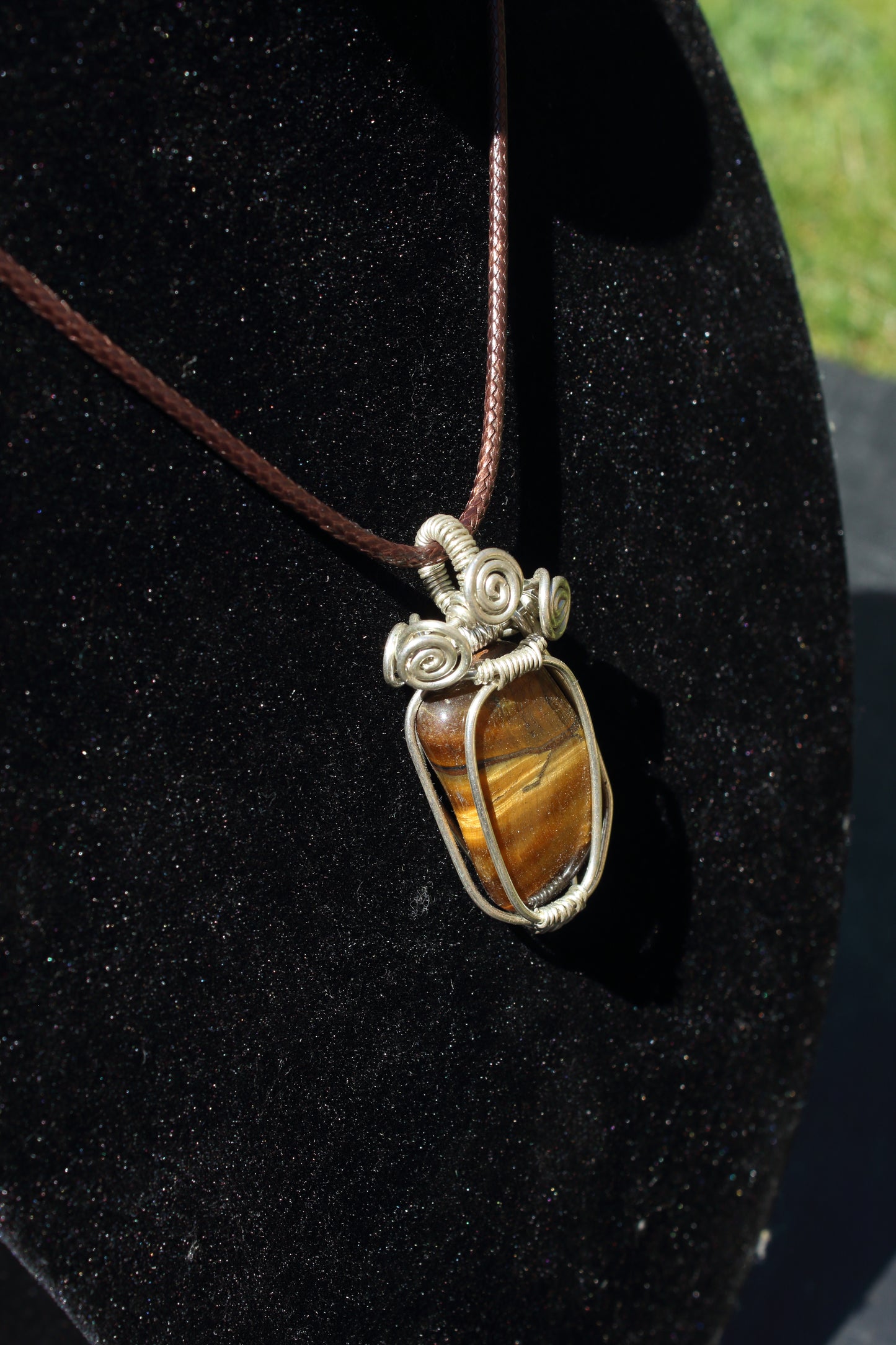 Tigers Eye Silver 925 Pendant