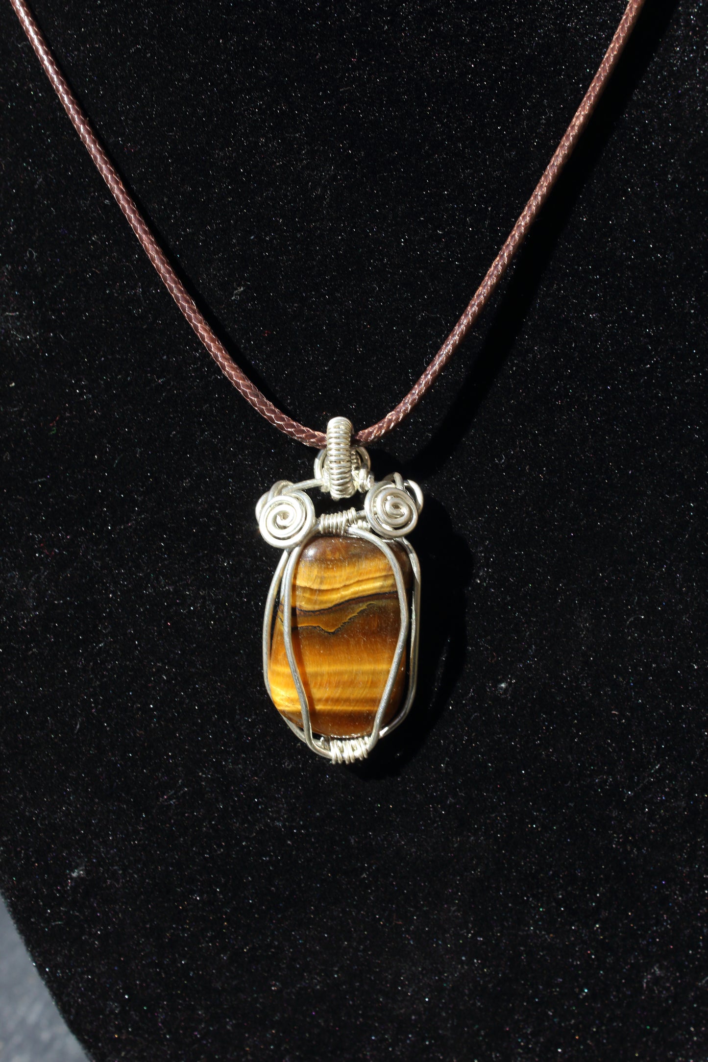 Tigers Eye Silver 925 Pendant