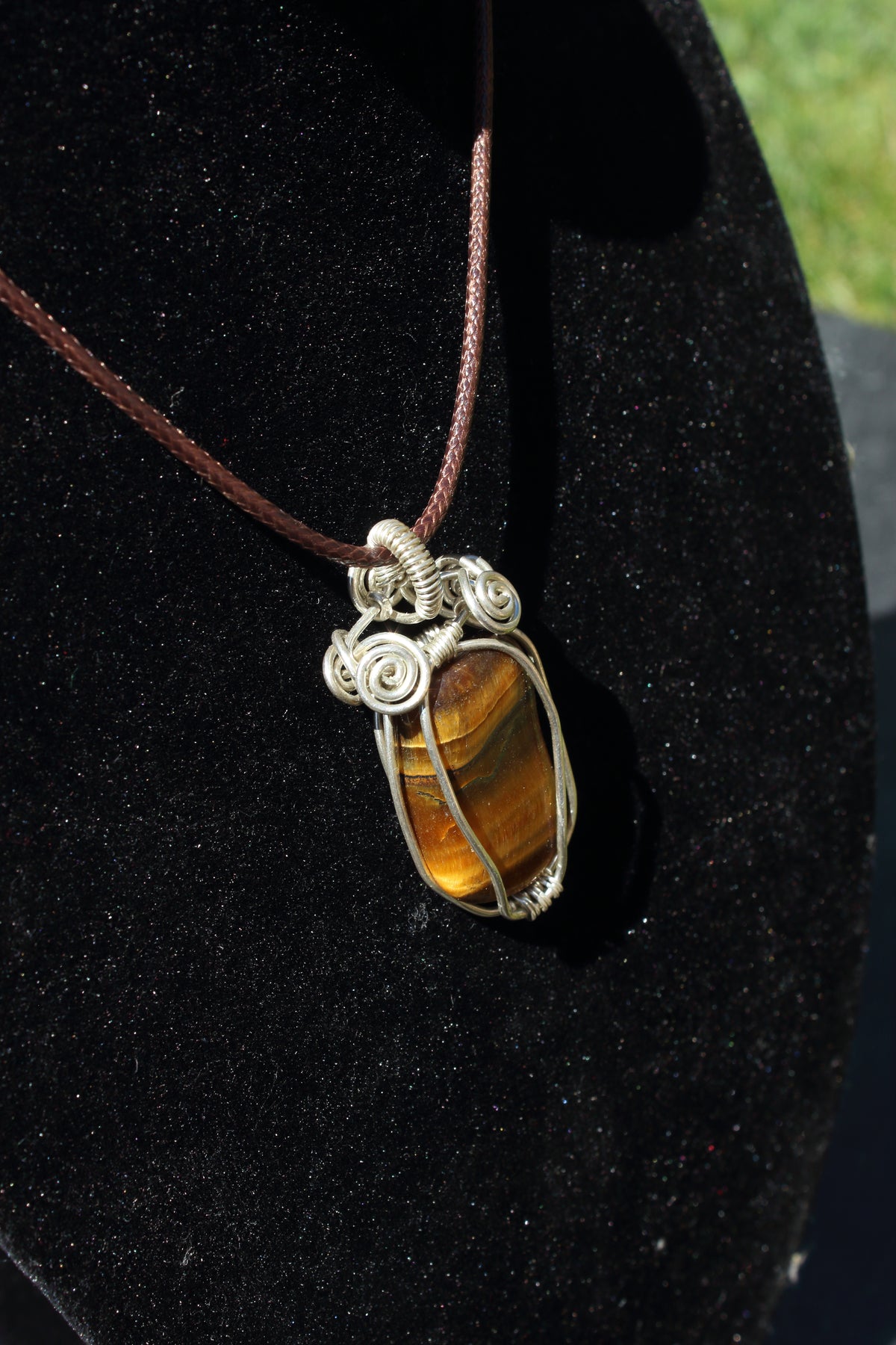Tigers Eye Silver 925 Pendant