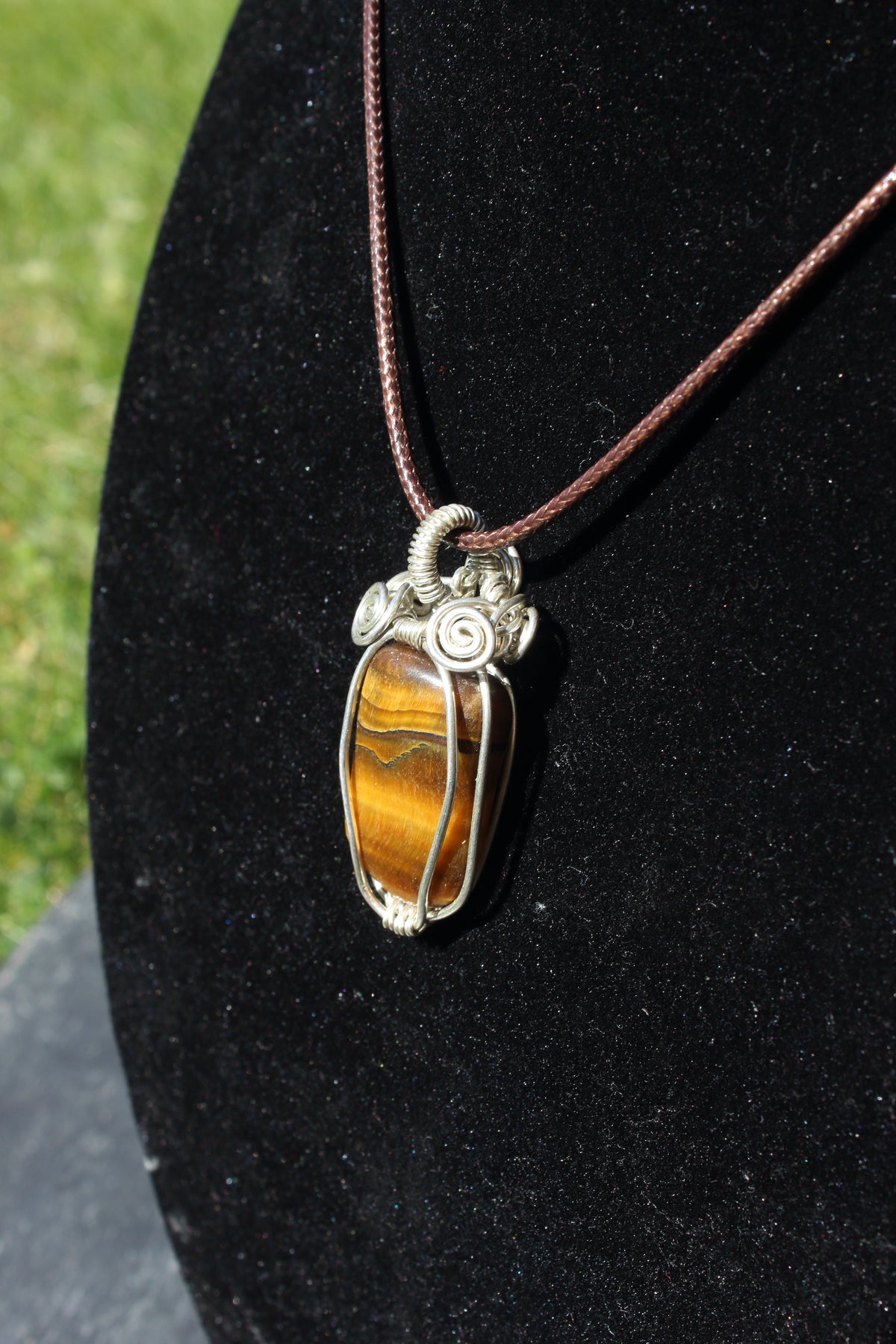 Tigers Eye Silver 925 Pendant