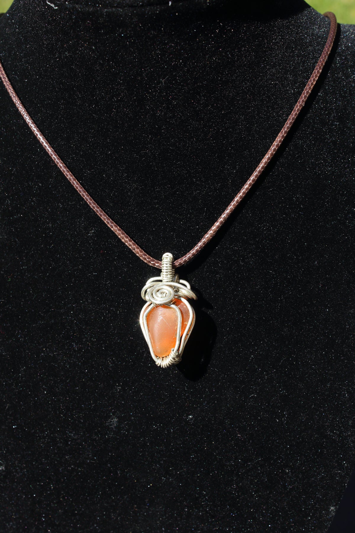 Cloudy Carnelian Silver 925 Pendant