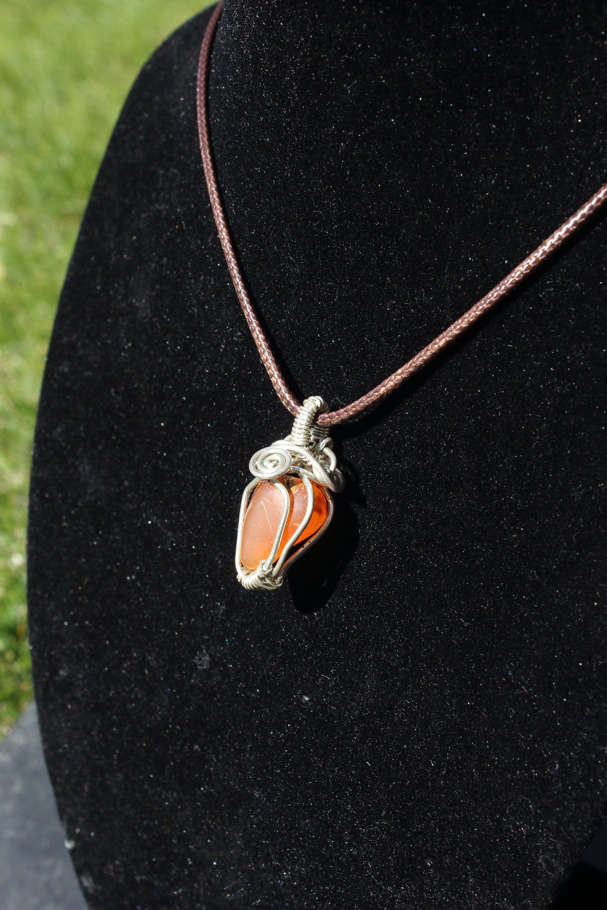 Cloudy Carnelian Silver 925 Pendant