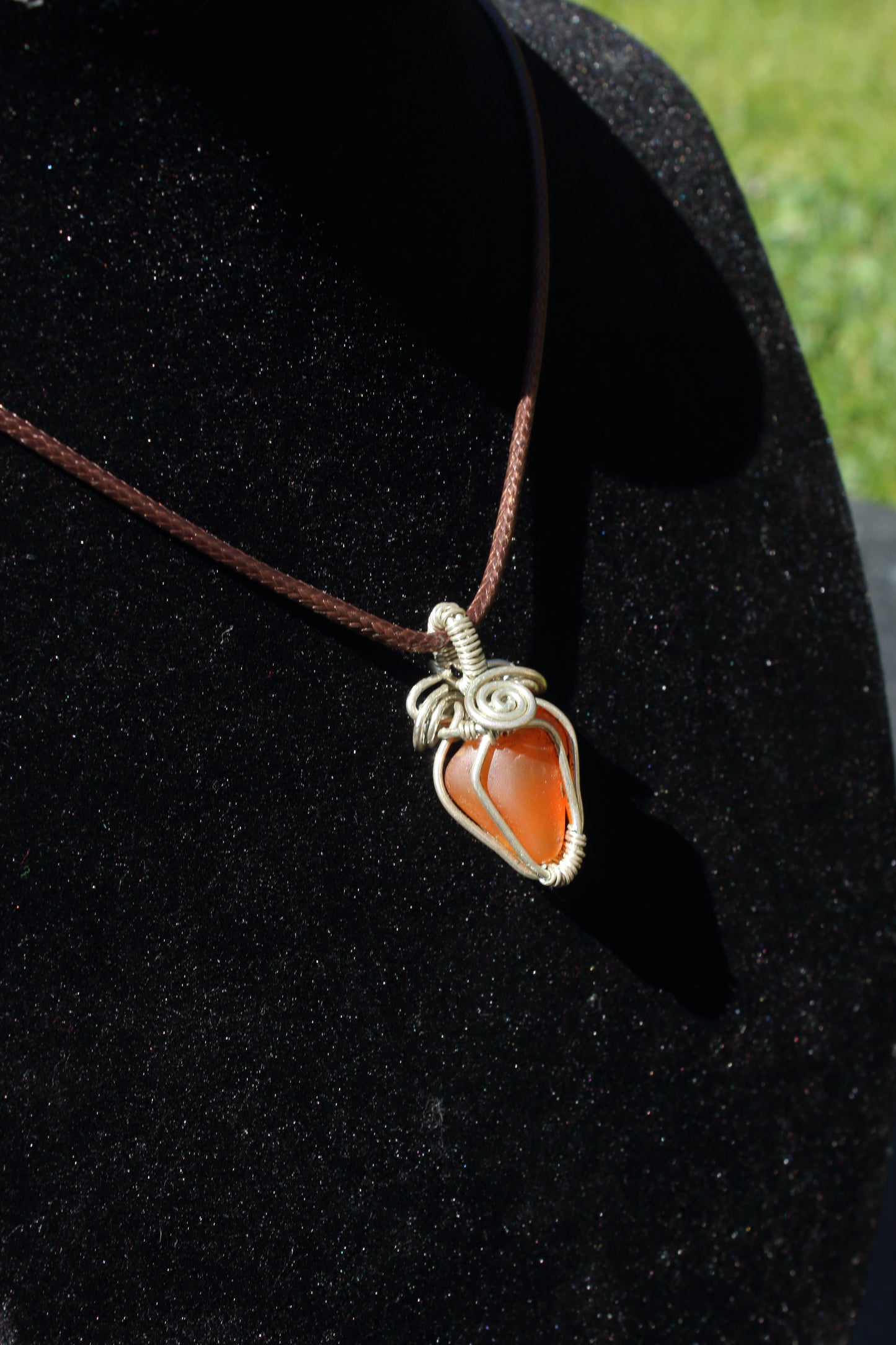 Cloudy Carnelian Silver 925 Pendant