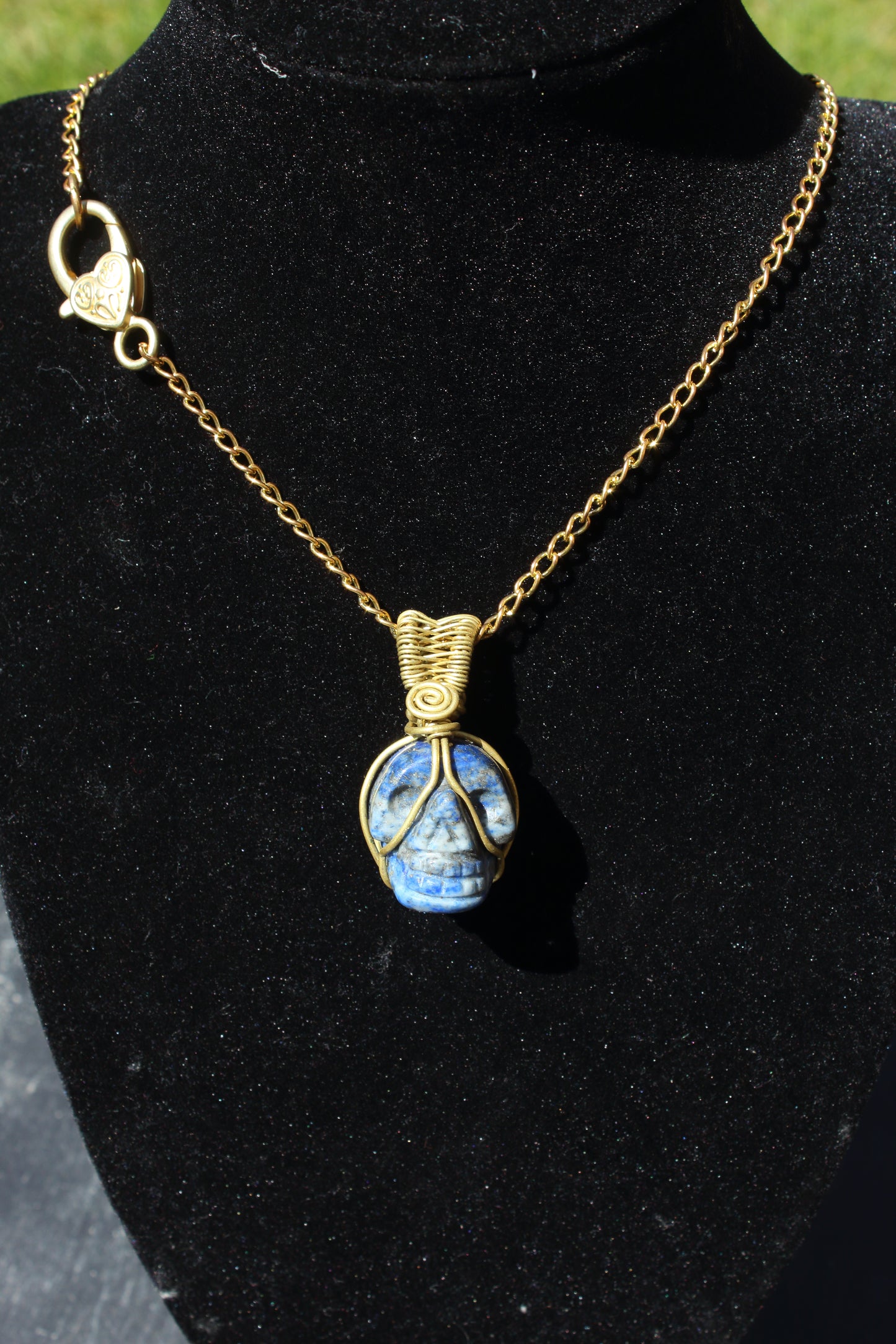 Lapis Lazuli skull Pendant