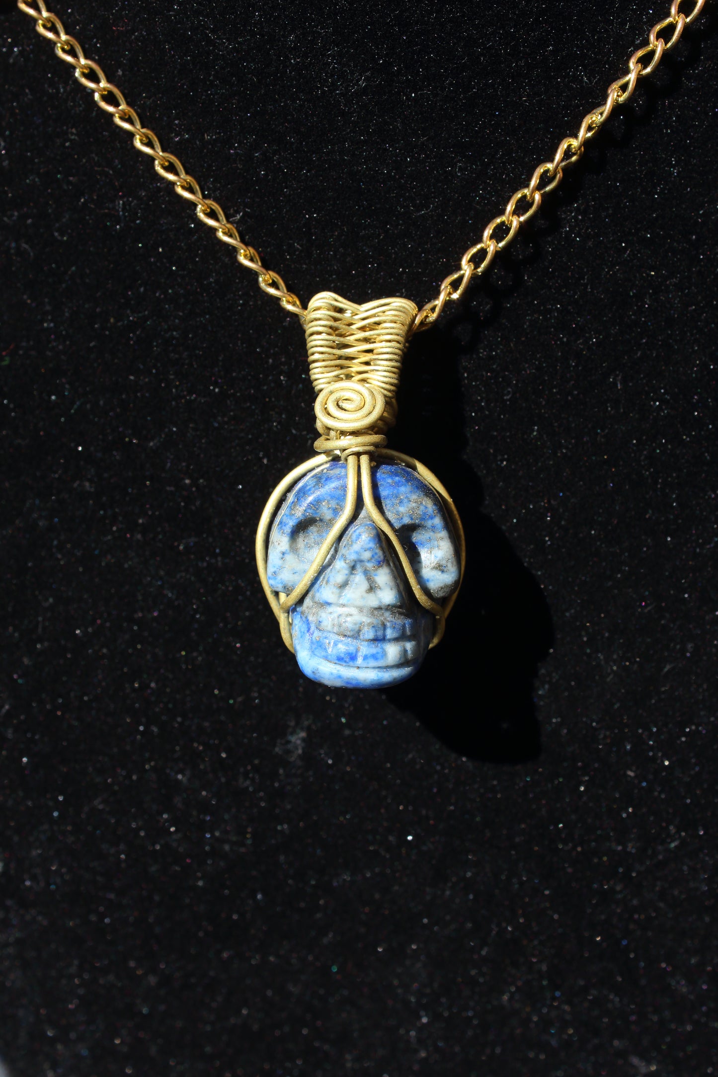 Lapis Lazuli skull Pendant