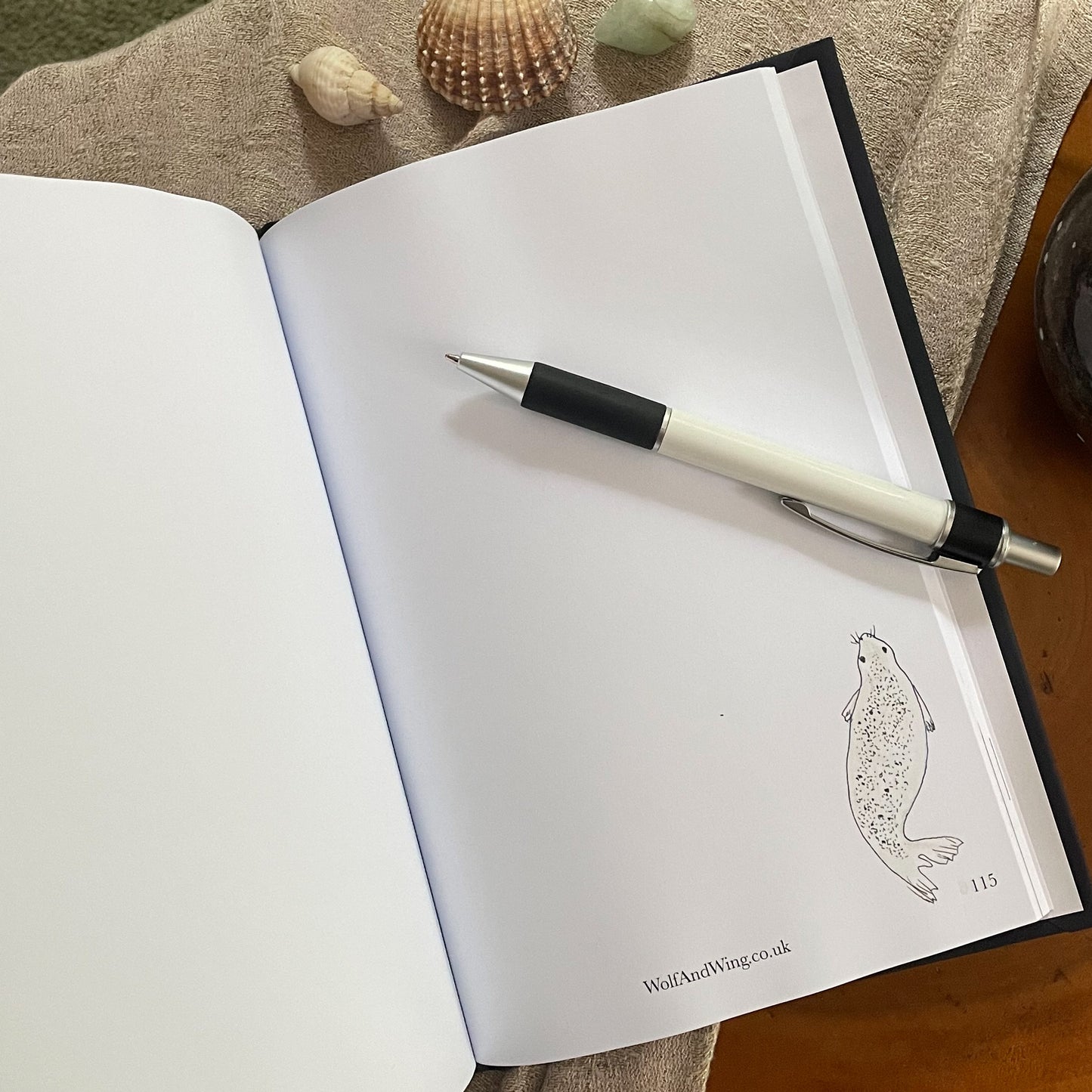 A Selkie's Journal: A5 notebook (with lined or unlined paper)