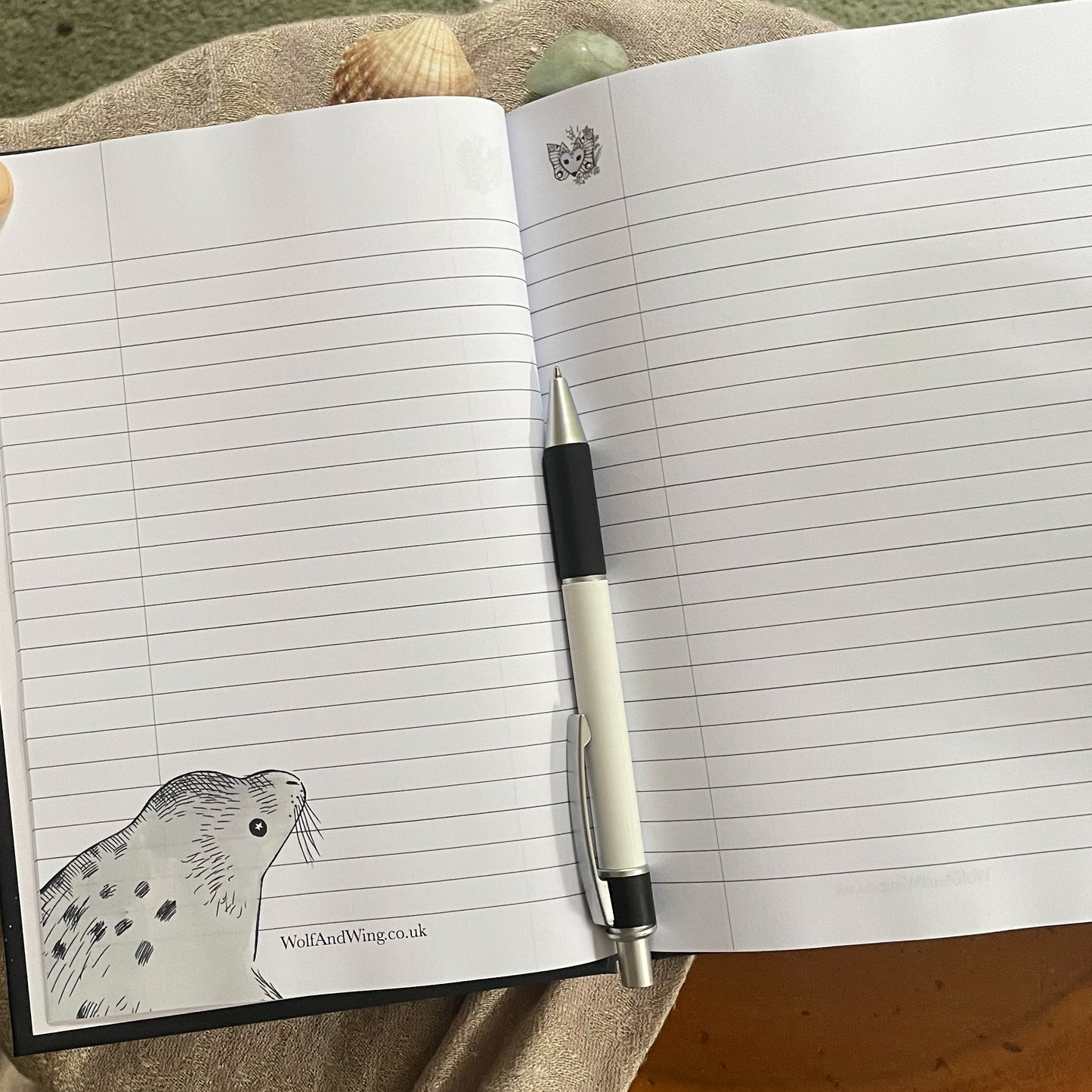 A Selkie's Journal: A5 notebook (with lined or unlined paper)