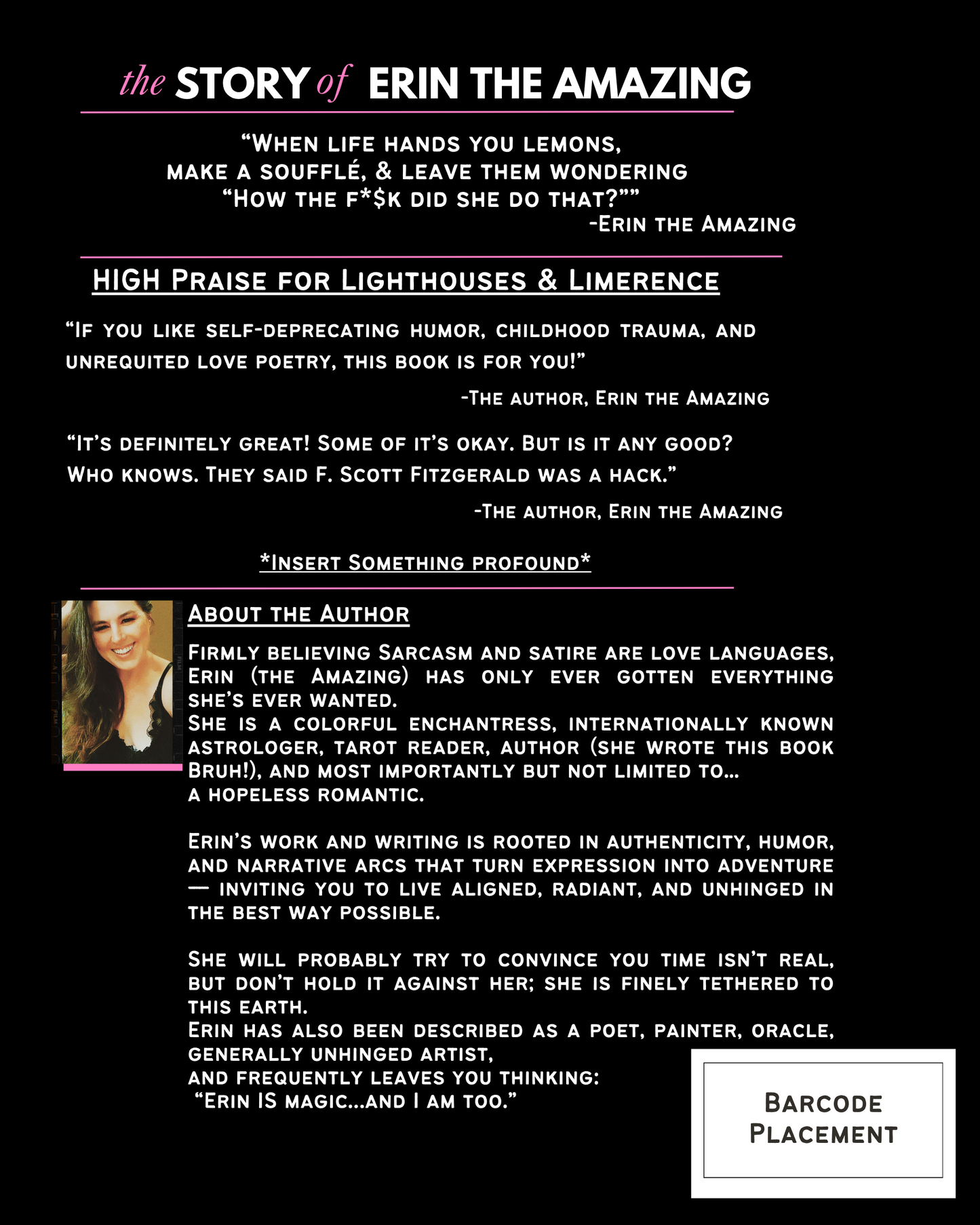 Lighthouses & Limerence ICONIC Supporter Package